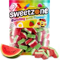 Sweetzone Fizzy Watermelon Slices, 1kg Bulk Bag