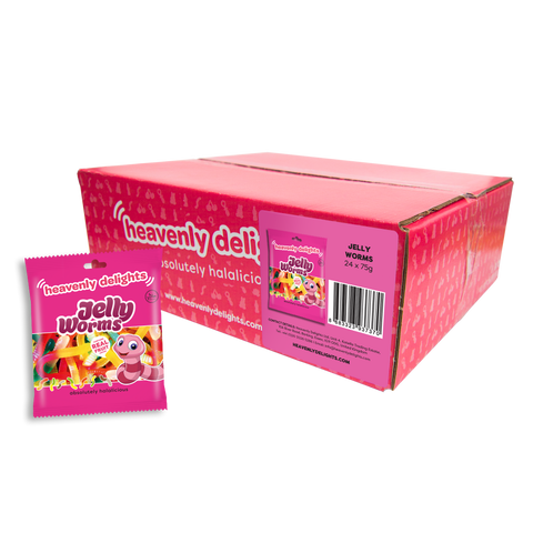 Jelly Worms - 24 x 70g Packs