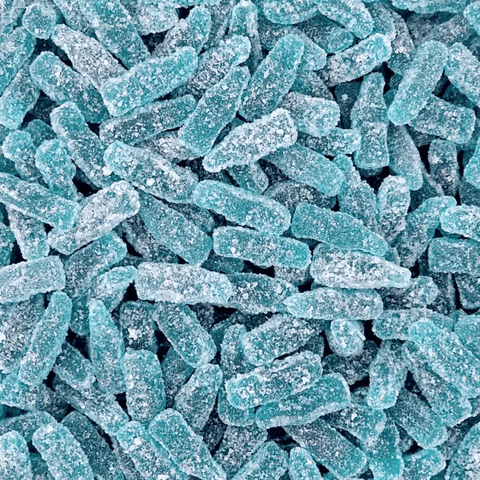 Sweetzone Fizzy Blue Raspberry Bottles - 1Kg Bulk Bag