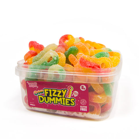 Fizzy Dummies - Box of 6 x 760g Tubs