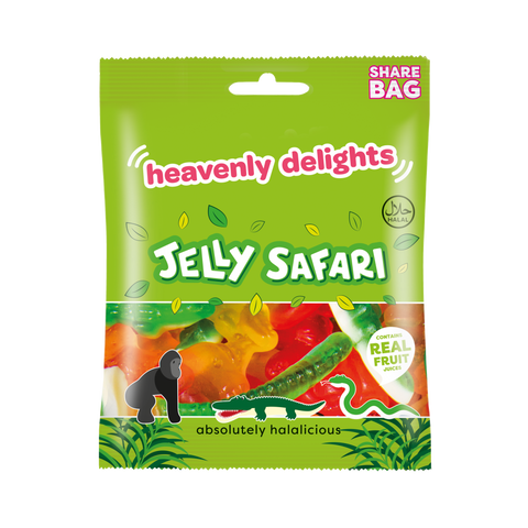 Jelly Safari - 140gr Share Bag