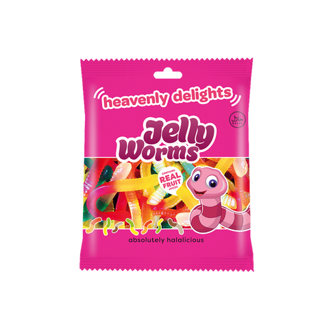 Jelly Worms - 24 x 70g Packs