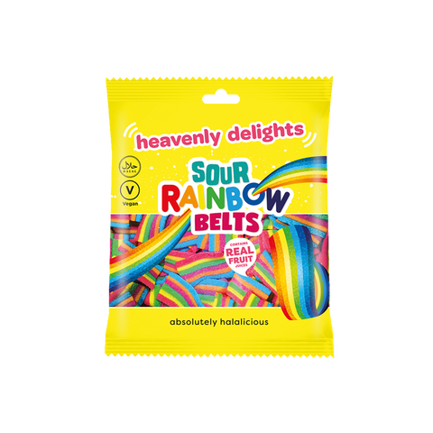 Sour Rainbow Belts - 24 x 70g Packs
