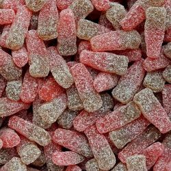 Sweetzone Fizzy Cherry Bottles 1Kg Bulk Bag