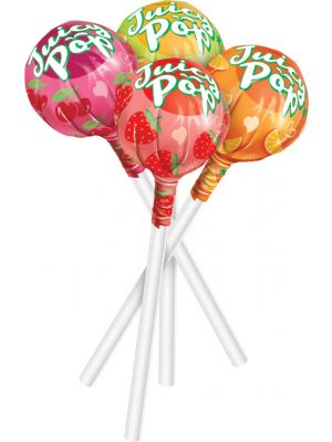 Juicy Pop Lollipops - Assorted Flavours 350g Jar