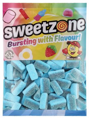 Sweetzone Blue Raspberry Slices 1Kg Bulk Bag