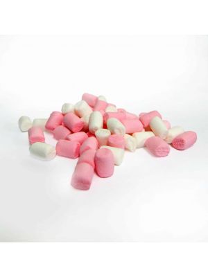 Pink & White Mini Mallows (400g Bulk Bag)