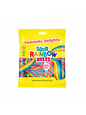Sour Rainbow Belts (80g Bag)
