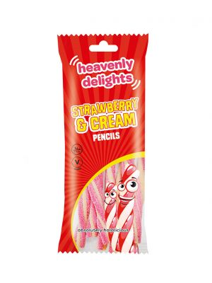 Strawberry & Cream Pencils (75g Pack)