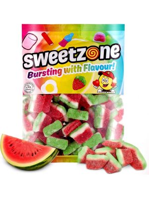 Sweetzone Fizzy Watermelon Slices, 1kg Bulk Bag