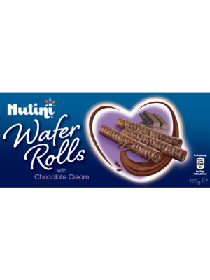 Wafer Rolls with Chocolate Cream