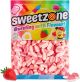 Sweetzone Fizzy Strawberry Puffs 1Kg Bulk Bag