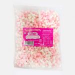 Pink & White Mini Mallows (400g Bulk Bag)