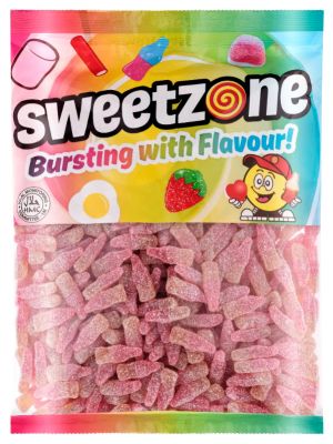 Sweetzone Fizzy Cherry Bottles 1Kg Bulk Bag