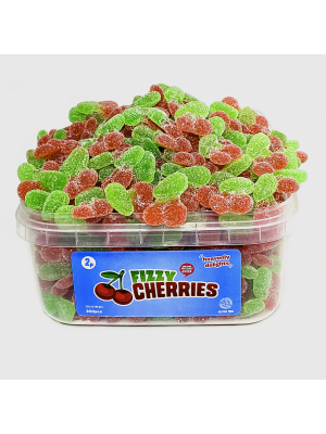 Fizzy Cherries, Tub of 250 pcs