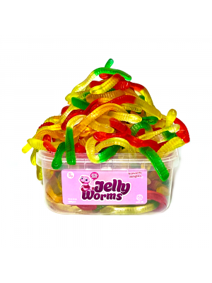 Jelly Worms, Tub of 95 pcs, 5p Range